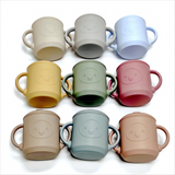 Children's Silicone Cup with Lid Learning Drinking Cup