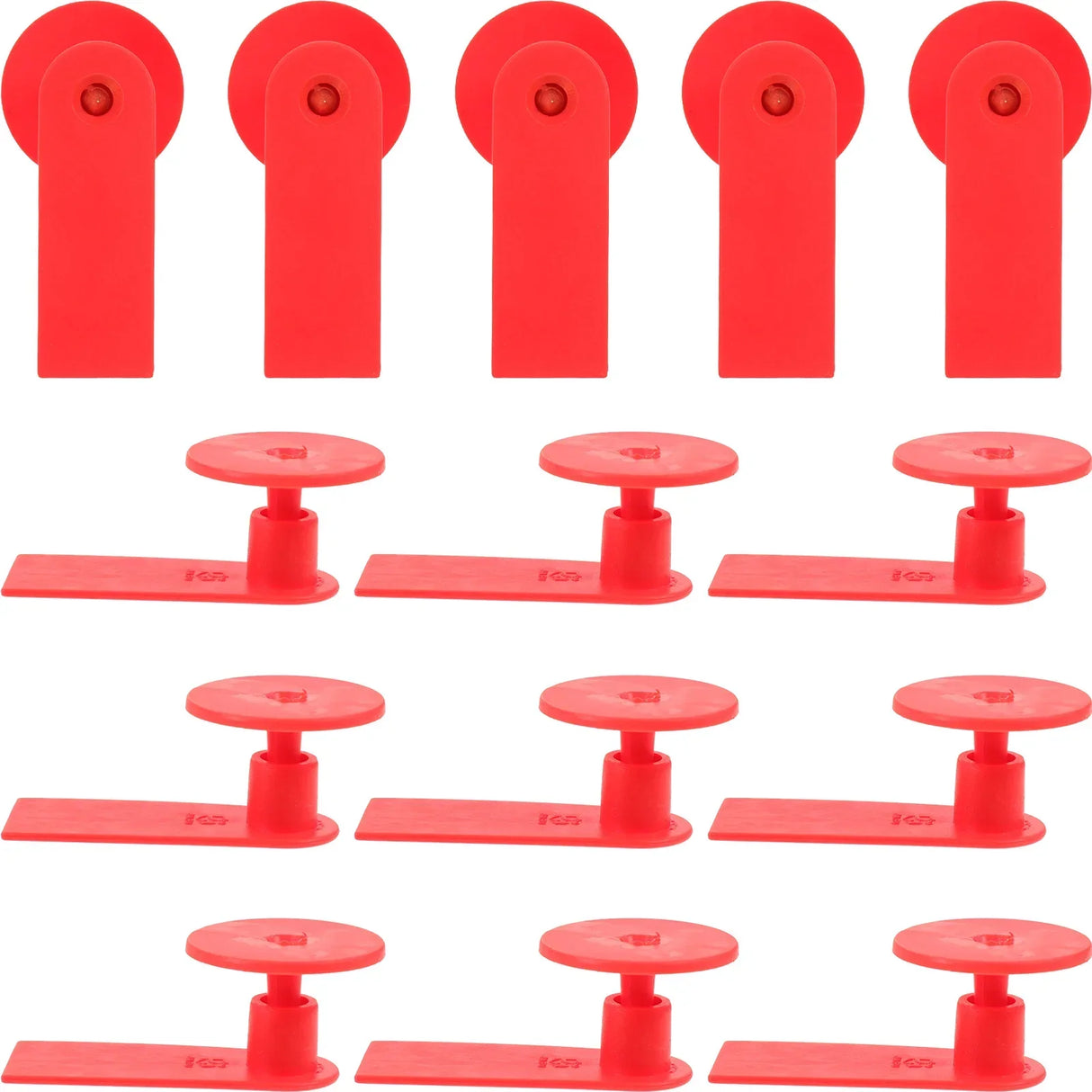 100pcs Livestock Ear Tags Cattle Sheep Goats No