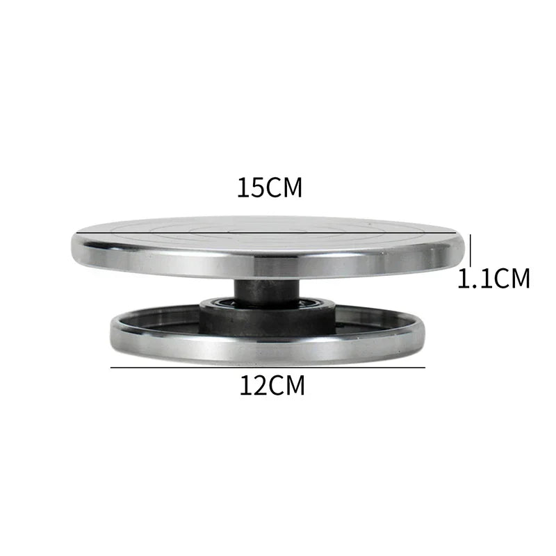 Double Face Use Aluminum Alloy Turntable For Ceramic