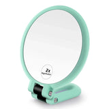 Magnifying Handheld Mirror ,Travel Folding Hand Held Mirror,Double