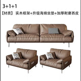 Minimalist Office Sofa Italian Leatherette Booth Seating Business