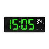 Voice Control Digital Alarm Clock Temperature Dual Alarm