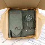 Viola Design 5PCS Gift Box Solid Cotton Sock