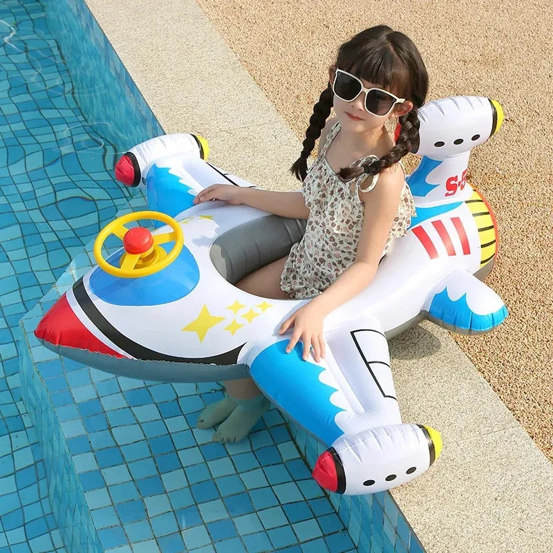 Inflatable Baby Toys Swim Ring Floating Seat Outdoor