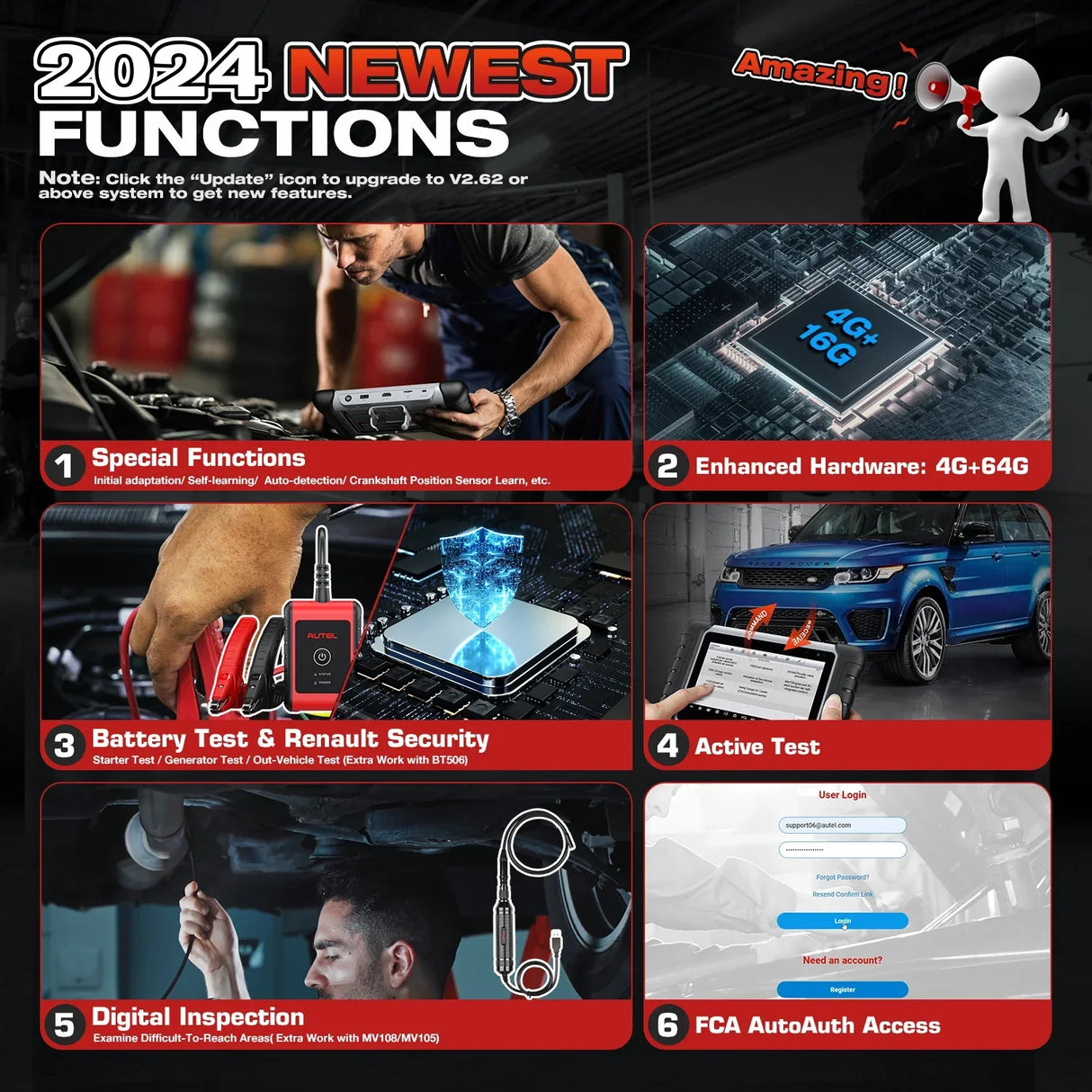 Autel MaxiCOM MK808BT PRO Car Bi-directional Diagnostic Tools