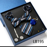 Luxury Quality Tie Set With Necktie Bowtie Pocket