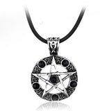 Movie Supernatural Dean Leather Rope Coppery Pendant Necklace