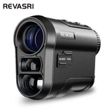 REVASRI Golf Laser Rangefinder 600M Rechargeable Battery,Slope and