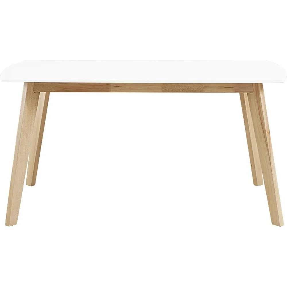 Walker Edison Mid Century Modern Wood Table Dining