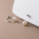 WANTME 925 Sterling Silver Fashion Natural Freshwater Pearl