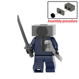 Skibidi Toilet Mini Building Block Anime Action Figure