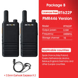 15mm Ultra-thin Mini Walkie Talkie Retevis RT622P Type