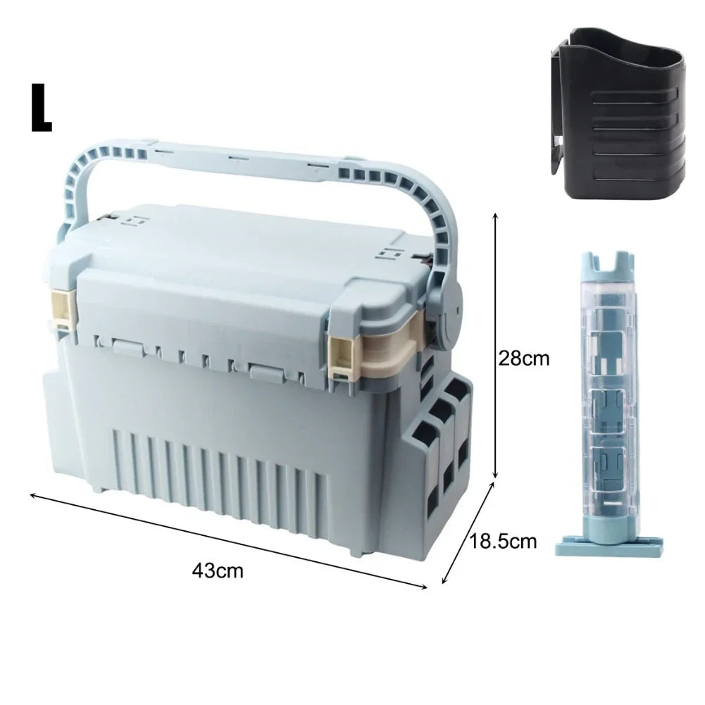 Large Capacity Fishing Tackle Box Multifunctional Fishing Lures