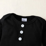 0-2-year-old newborn baby girl black long-sleeved shirt with