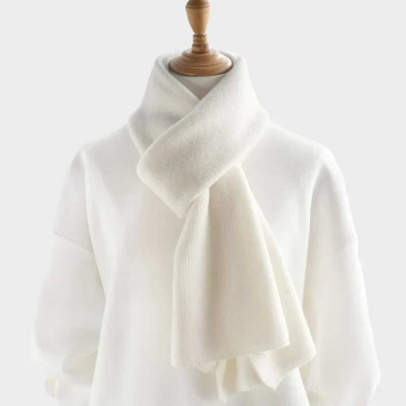 luxury cashmere knitted scarves solid color women or