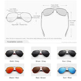 CLLOIO Men Classic Aluminum Polarized Sunglasses Women Driving