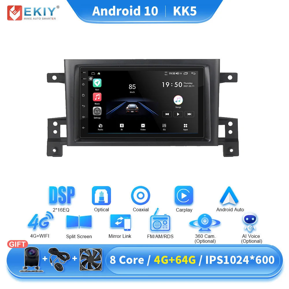 EKIY KK5 Car Radio Stereo For Suzuki Grand