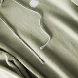 100% Cashmere Hoodies Tracksuit Apple Print Hooded Pullover