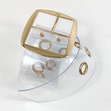 Designer White Clear Belts For Women High Quality