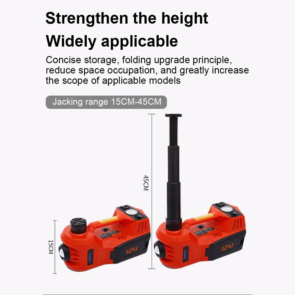 Electric Hydraulic Jack with Led Light for Car