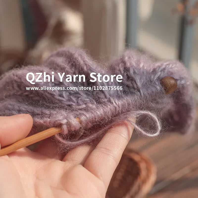 500G Soft Thick Mohair Cashmere Wool Yarn for