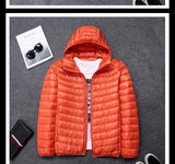 2024 new upscale men's white duck down jacket