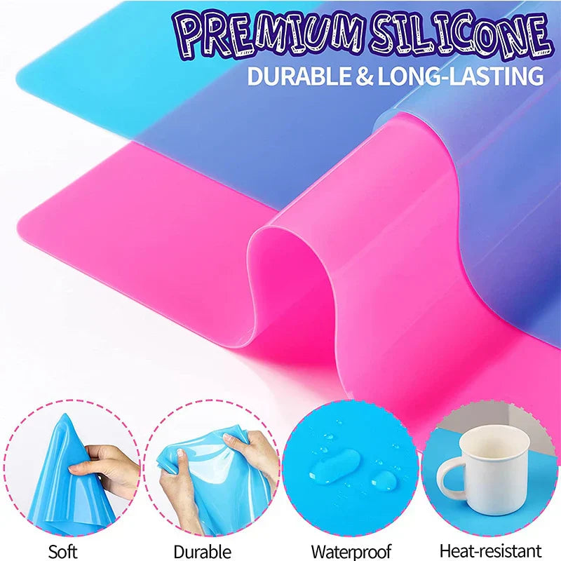 High Quality 50X4060X40cm Large Silicone Table Mat Waterproof