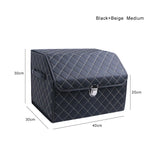 PU Leather Car Trunk Storage Box Top Grade