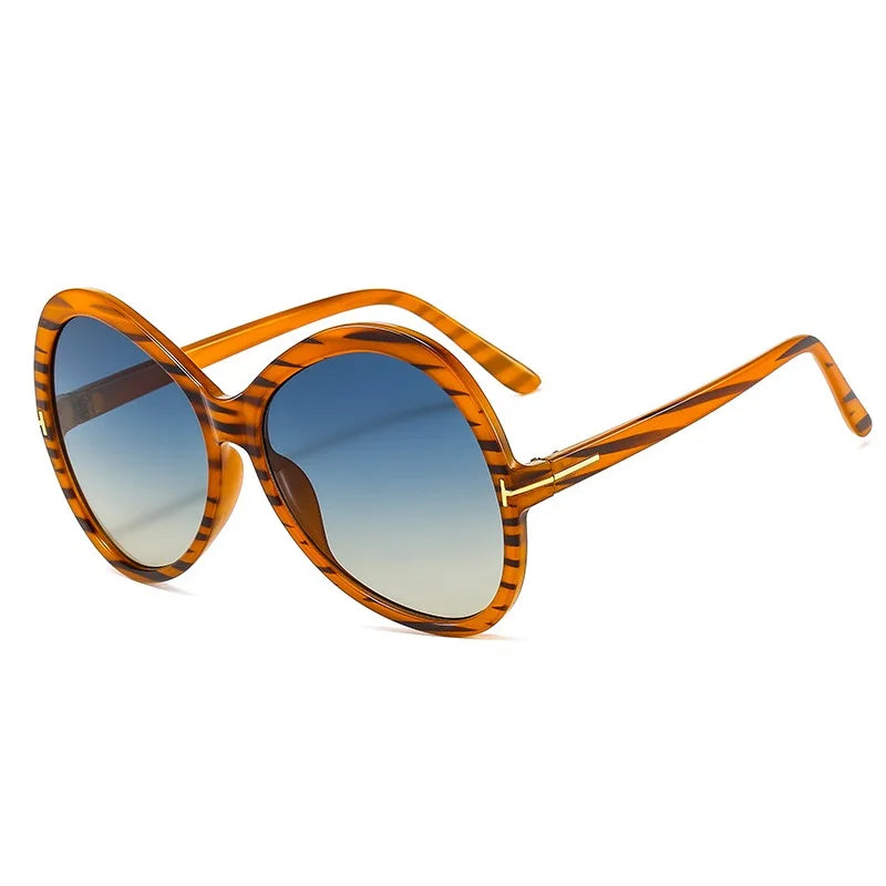 Trendy Big Frame Sunglasses Women Oversized Butterfly Ladies