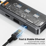 4K 5GB USB C Hub Dock Station Type