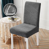 1/2/4/6 PCS Waterproof Jacquard Chair Cover Stretch Dining