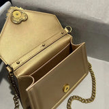 Ladies Shoulder Bag With Metal Magnetic Buckle Fashion