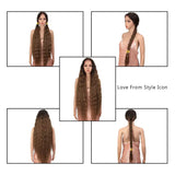 41in/104cm Lace Front Super Long Wavy Wig Middle