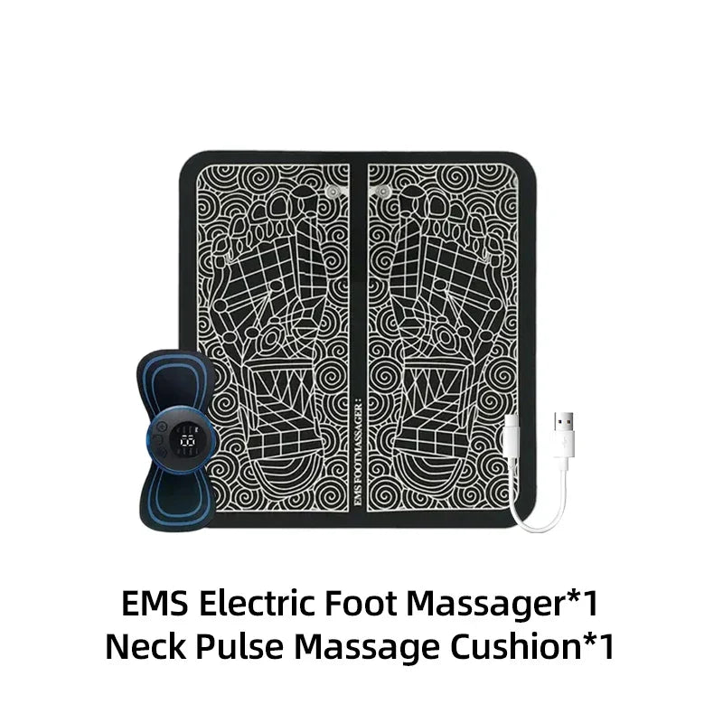 Foot Massager EMS Electric Pad Feet Acupoints Relax