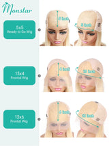 5x5 13x4 13x6 613 Blonde Bob Hair Wig