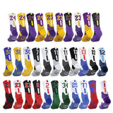 5 Pairs Men's Athletic Crew Socks Performance