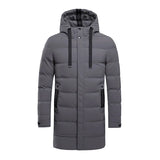 Winter Thick Warm Jacket Men Oversized Long Cotton