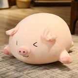 40/50/60/80cm Squish Pig Stuffed Doll Lying Plush Piggy