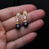 2024 New Dangling Natural Pearl Earrings For Women,Cute