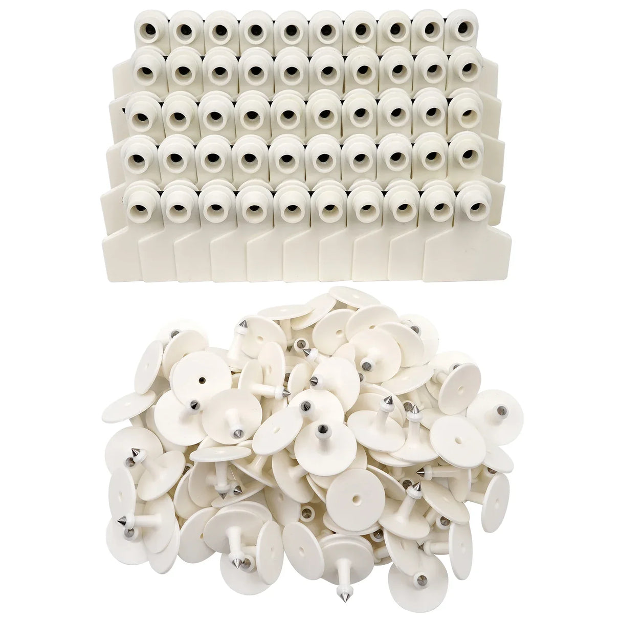 100 Sets Livestock Cow Pig Ear Tag Cards