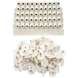 100 Sets Livestock Cow Pig Ear Tag Cards