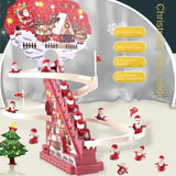 New Santa Claus Climbing Stairs Early Education Electric