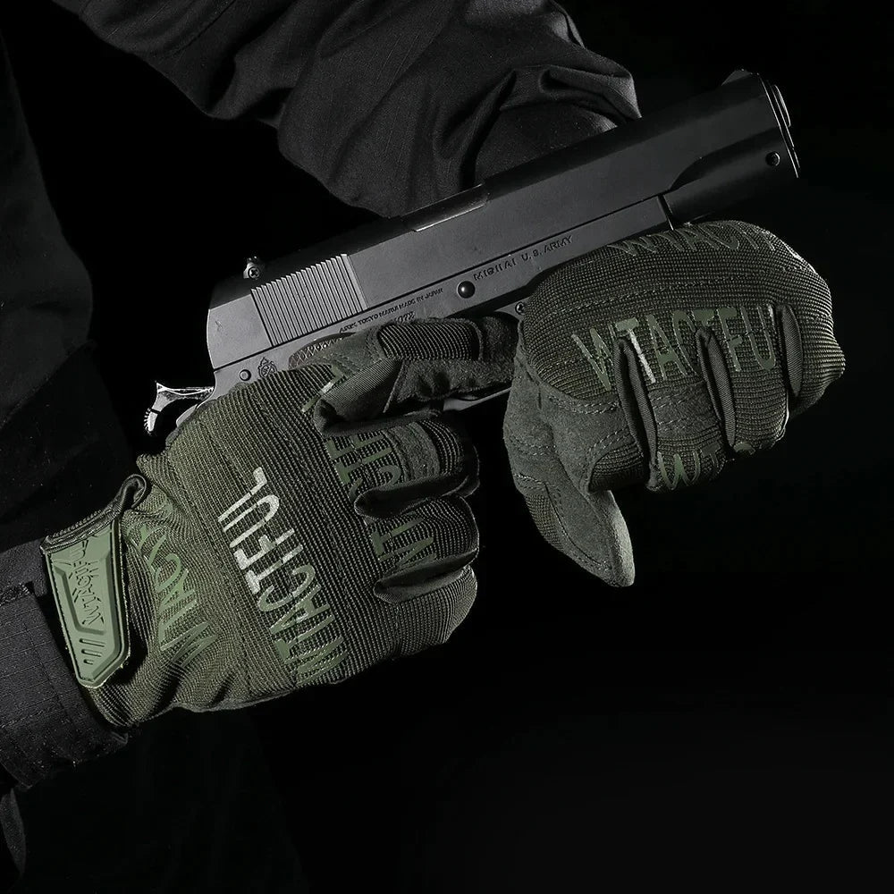 Camo Hunting Glove Touch Screen Wear-resistant Army Shooting