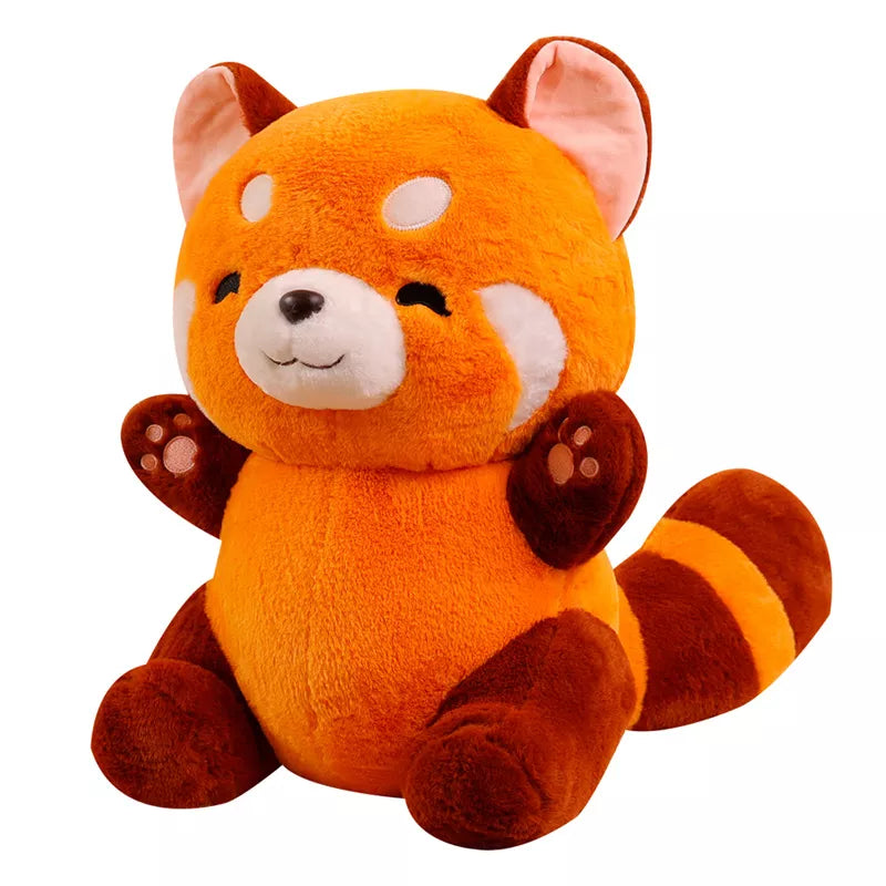 New Stuffed Anime Figure Doll Turned Red Panda