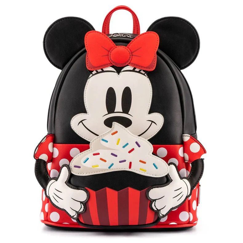 Disney Cinderella PU Leather Women Backpack Stitch Cartoon