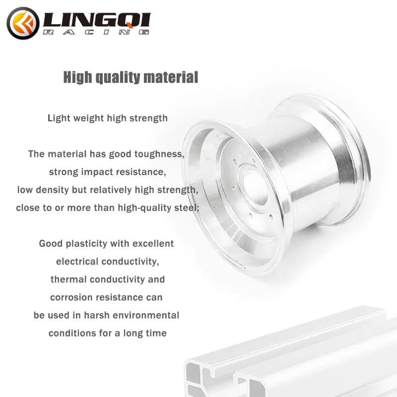 LYNNCHI Motorcycle 220mm Aluminum Rear Wheel Hub Beach