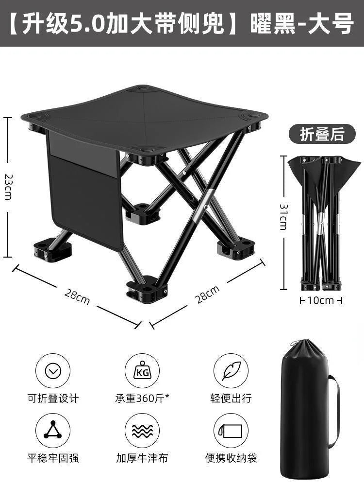 Portable Folding Camping Chairs Outdoors Beach Chair Collapsible