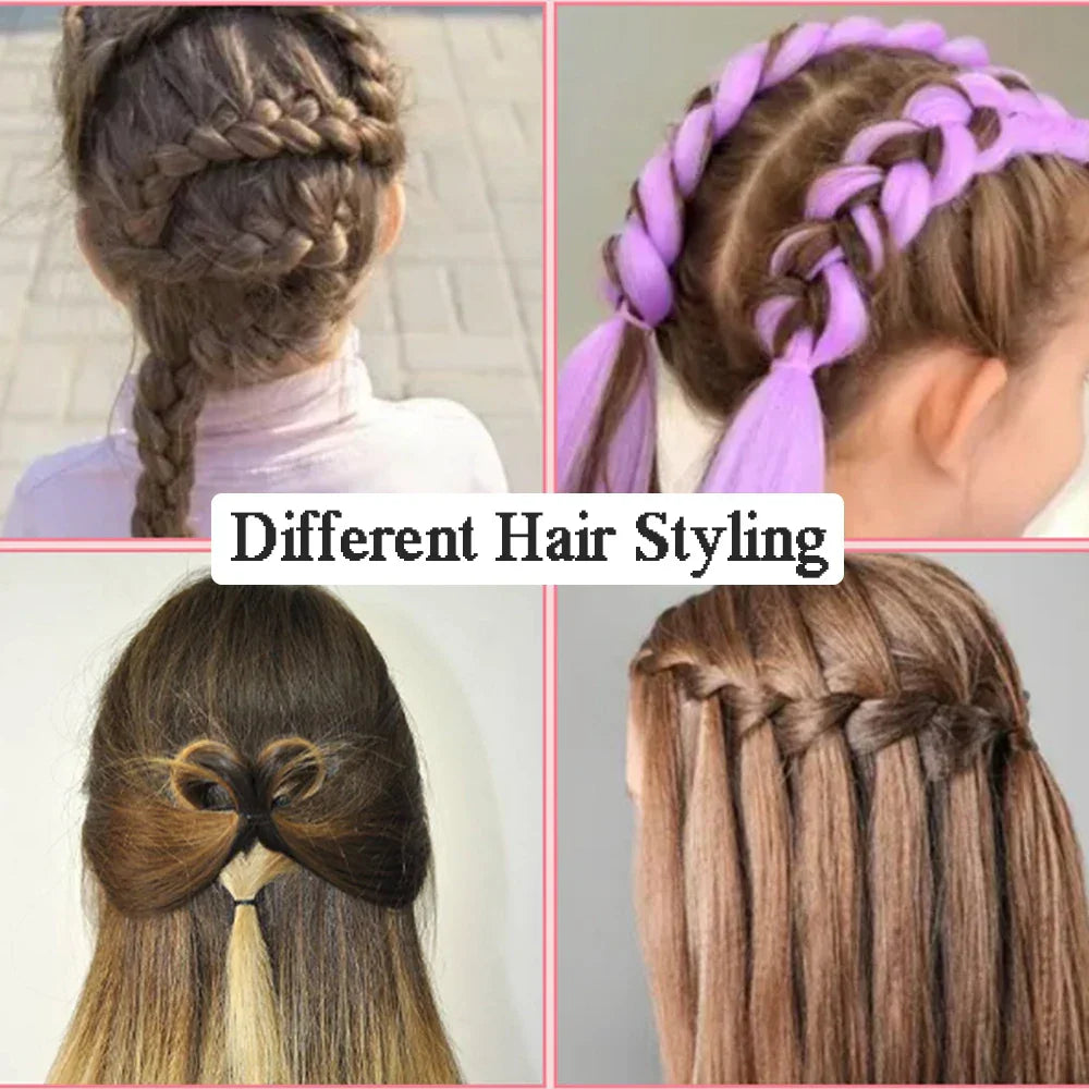 4pcsSet Women DIY Hair Tail Tools Donut Bun