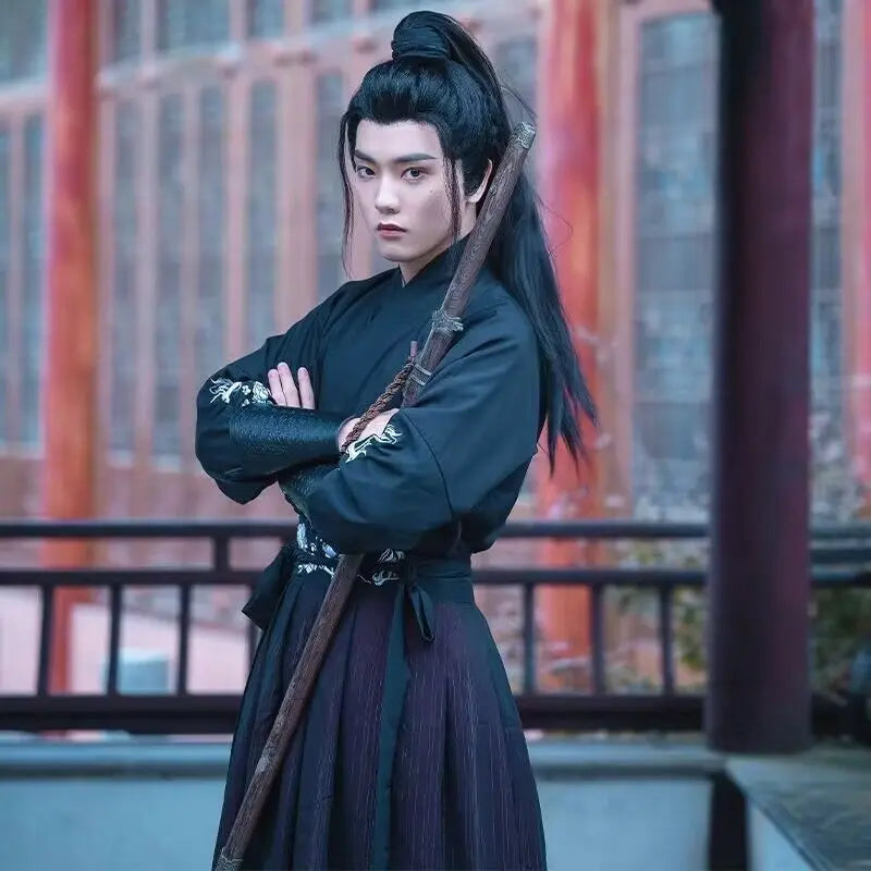 Large Size 4XL Hanfu Men Chinese Traditional Cosplay