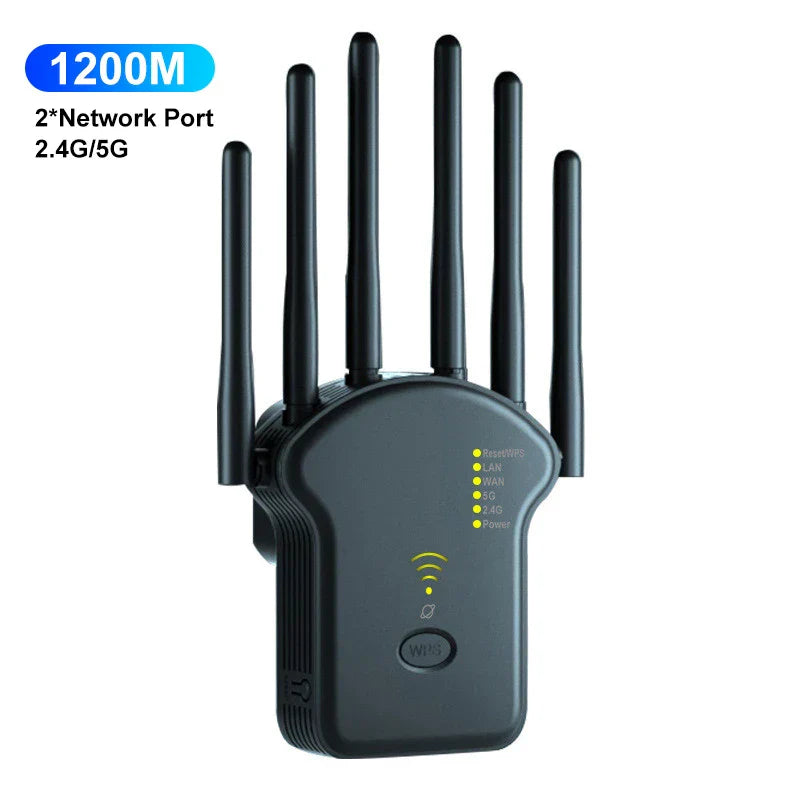 1200Mbps WiFi Repeater Wireless WiFi Signal Repeater Extender